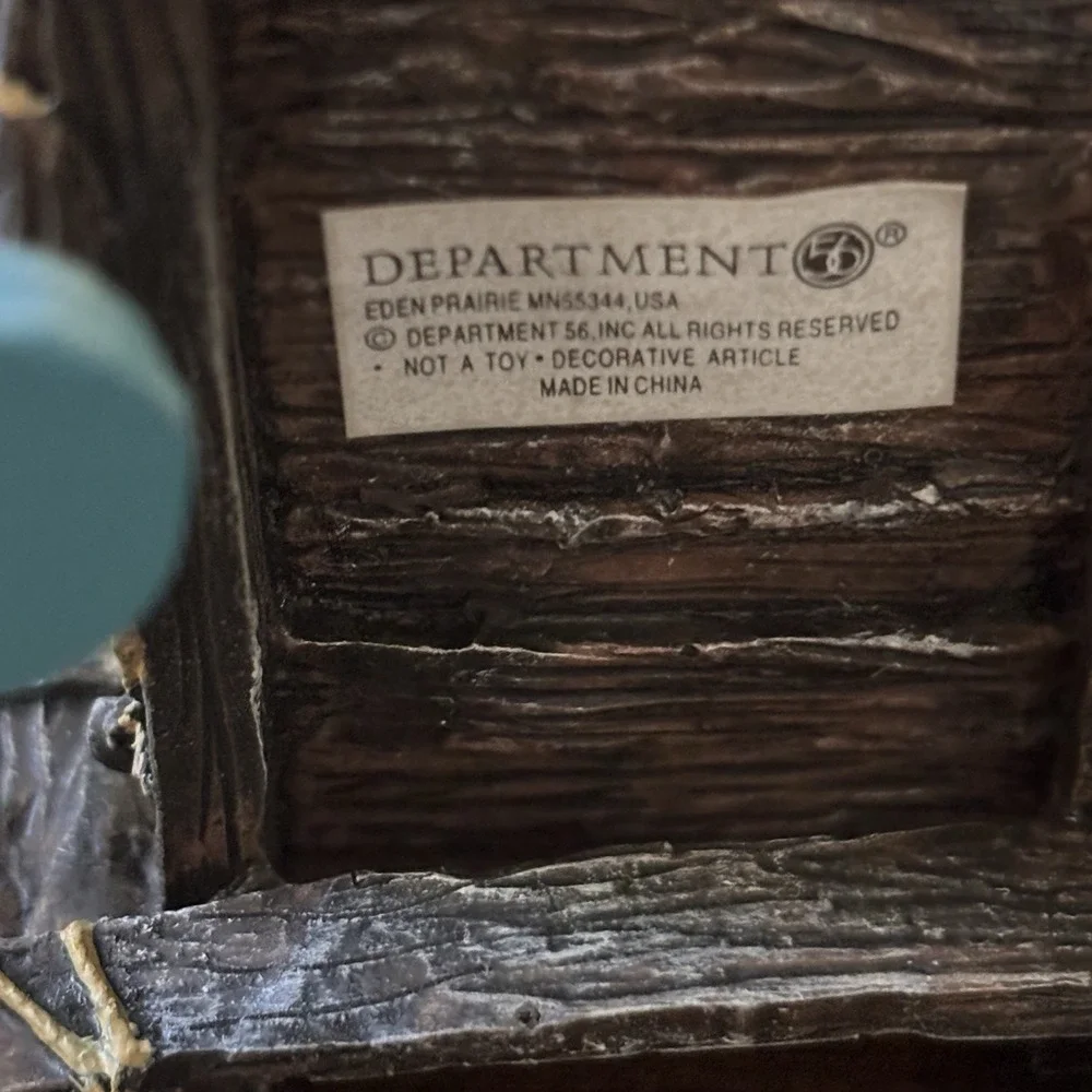 Department 56 Village Accessories The Dockhouse Set of 2 #52863 Retired 2000